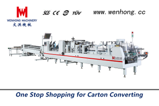 Automatic High Speed Folding and Gluing machine WH-650